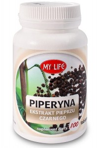 Komfar Piperyna Forte Piperine 100tbl /20 mg 95%